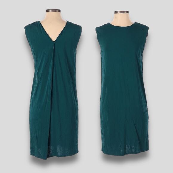 Helmut Lang Dresses & Skirts - HELMUT LANG CASUAL SHIFT WESTERN MOD DRESS DEEP TEAL GREEN MEDIUM  P